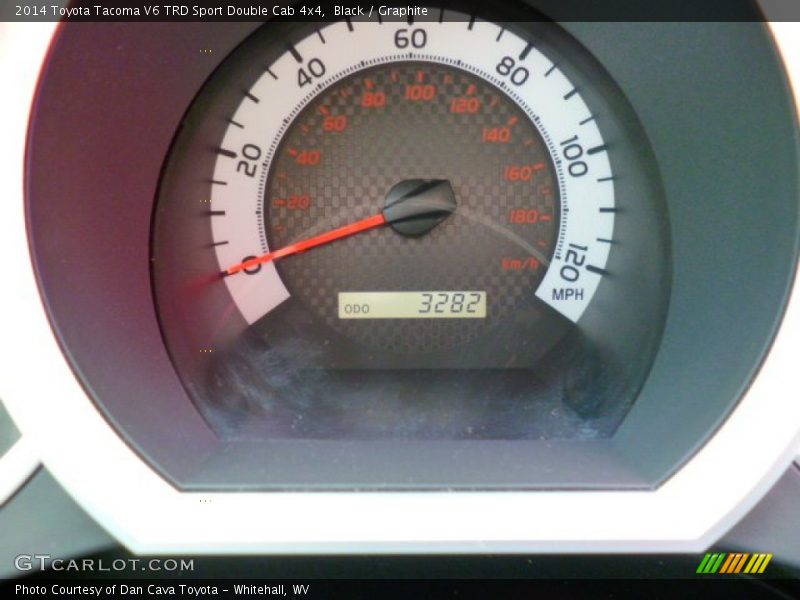 Black / Graphite 2014 Toyota Tacoma V6 TRD Sport Double Cab 4x4