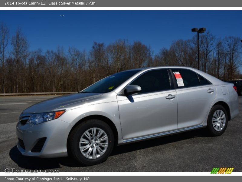 Classic Silver Metallic / Ash 2014 Toyota Camry LE