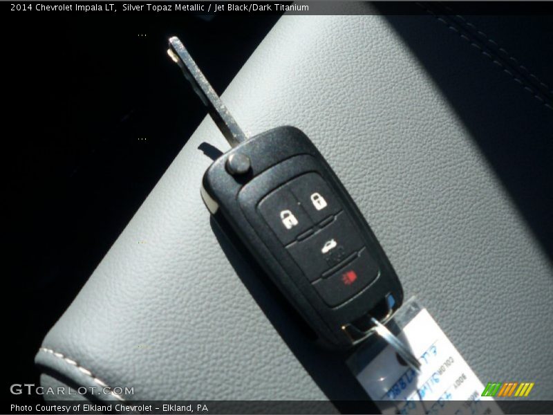 Silver Topaz Metallic / Jet Black/Dark Titanium 2014 Chevrolet Impala LT