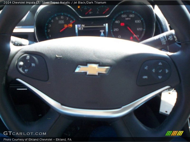Silver Topaz Metallic / Jet Black/Dark Titanium 2014 Chevrolet Impala LT