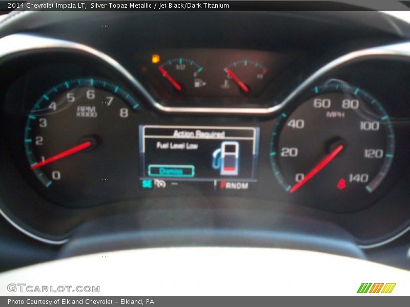 Silver Topaz Metallic / Jet Black/Dark Titanium 2014 Chevrolet Impala LT
