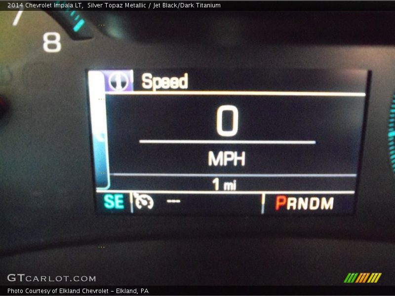 Silver Topaz Metallic / Jet Black/Dark Titanium 2014 Chevrolet Impala LT