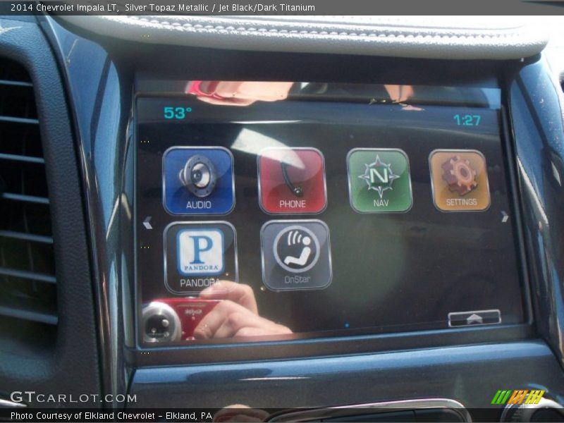 Silver Topaz Metallic / Jet Black/Dark Titanium 2014 Chevrolet Impala LT