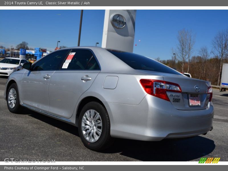 Classic Silver Metallic / Ash 2014 Toyota Camry LE