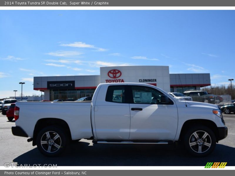 Super White / Graphite 2014 Toyota Tundra SR Double Cab