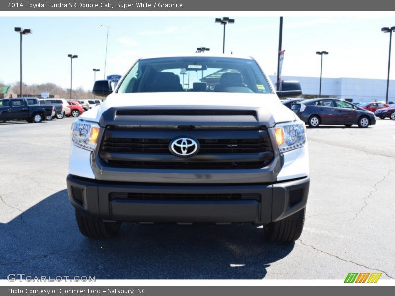 Super White / Graphite 2014 Toyota Tundra SR Double Cab