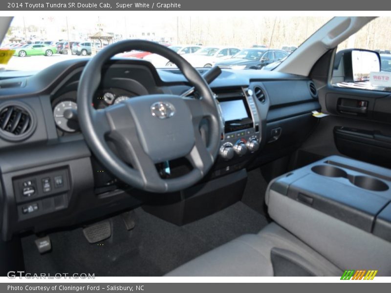 Super White / Graphite 2014 Toyota Tundra SR Double Cab