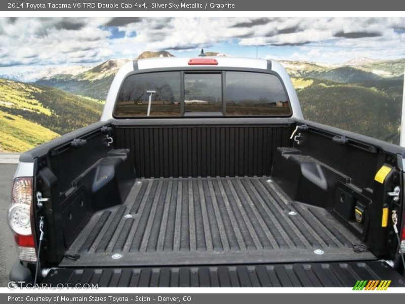 Silver Sky Metallic / Graphite 2014 Toyota Tacoma V6 TRD Double Cab 4x4