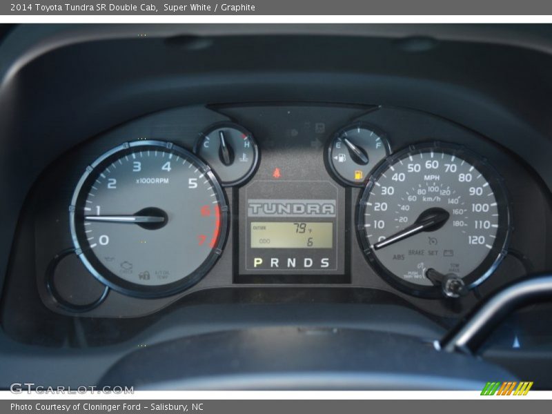 Super White / Graphite 2014 Toyota Tundra SR Double Cab