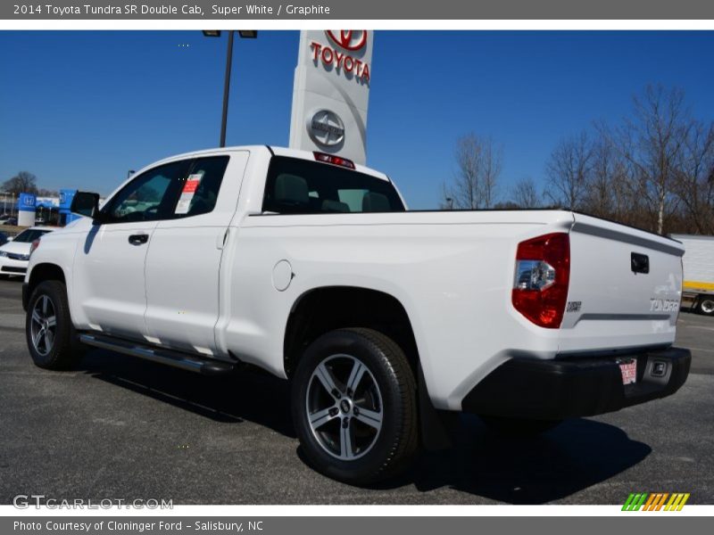 Super White / Graphite 2014 Toyota Tundra SR Double Cab