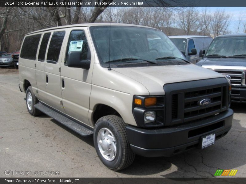 Pueblo Gold / Medium Flint 2014 Ford E-Series Van E350 XL Passenger Van