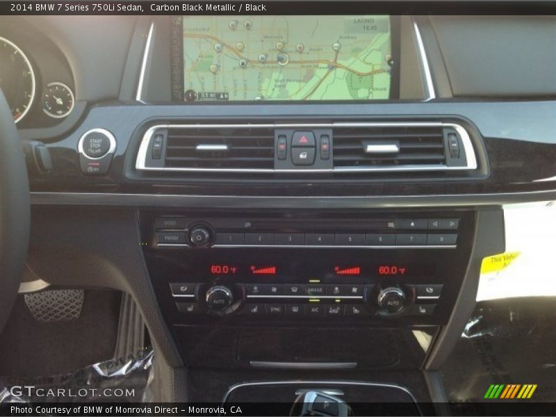 Carbon Black Metallic / Black 2014 BMW 7 Series 750Li Sedan