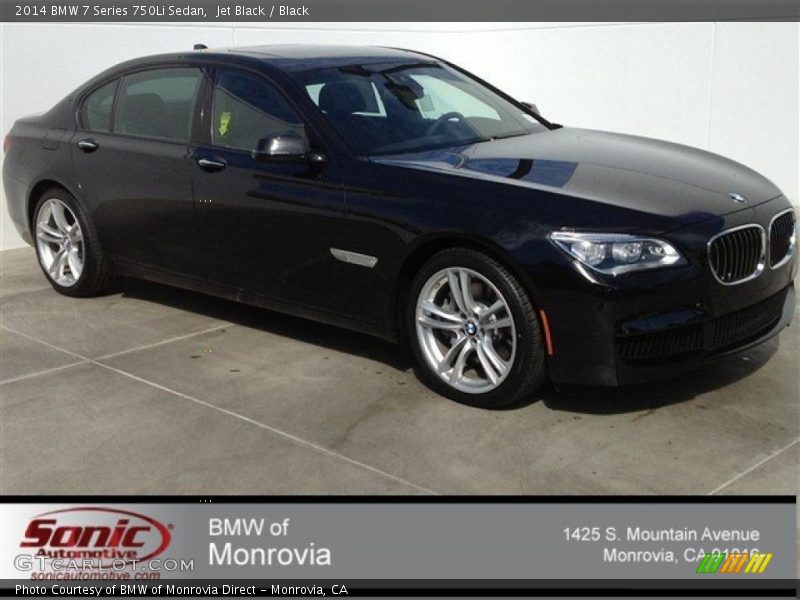 Jet Black / Black 2014 BMW 7 Series 750Li Sedan