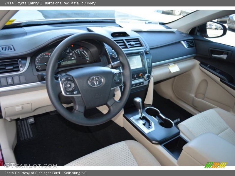 Barcelona Red Metallic / Ivory 2014 Toyota Camry L