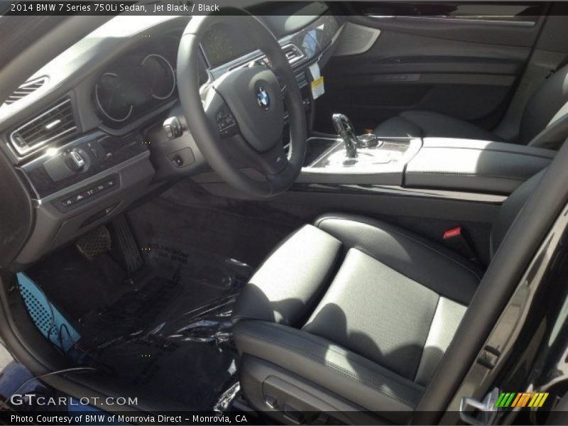 Jet Black / Black 2014 BMW 7 Series 750Li Sedan