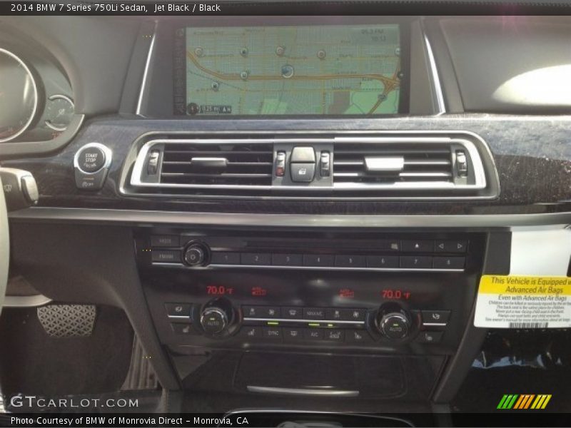 Jet Black / Black 2014 BMW 7 Series 750Li Sedan