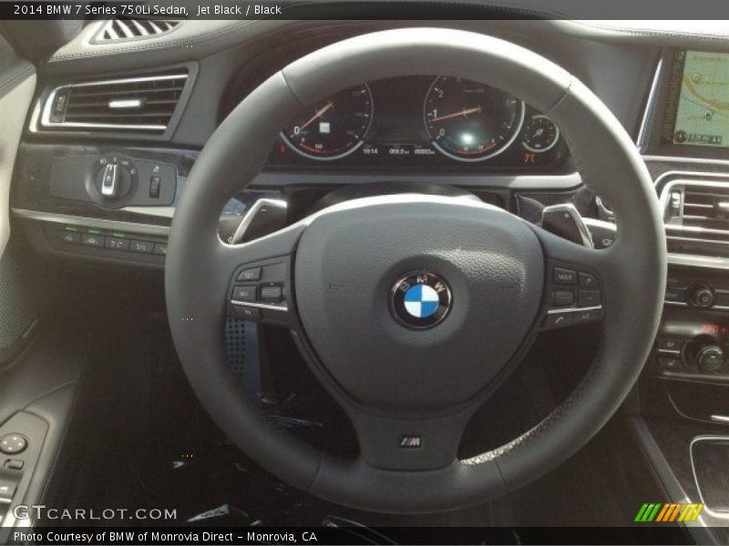 Jet Black / Black 2014 BMW 7 Series 750Li Sedan
