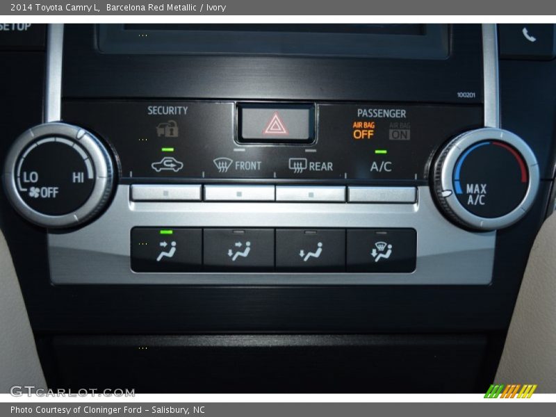 Barcelona Red Metallic / Ivory 2014 Toyota Camry L