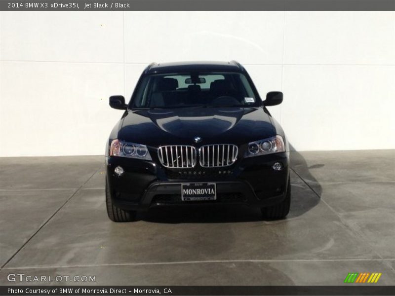 Jet Black / Black 2014 BMW X3 xDrive35i