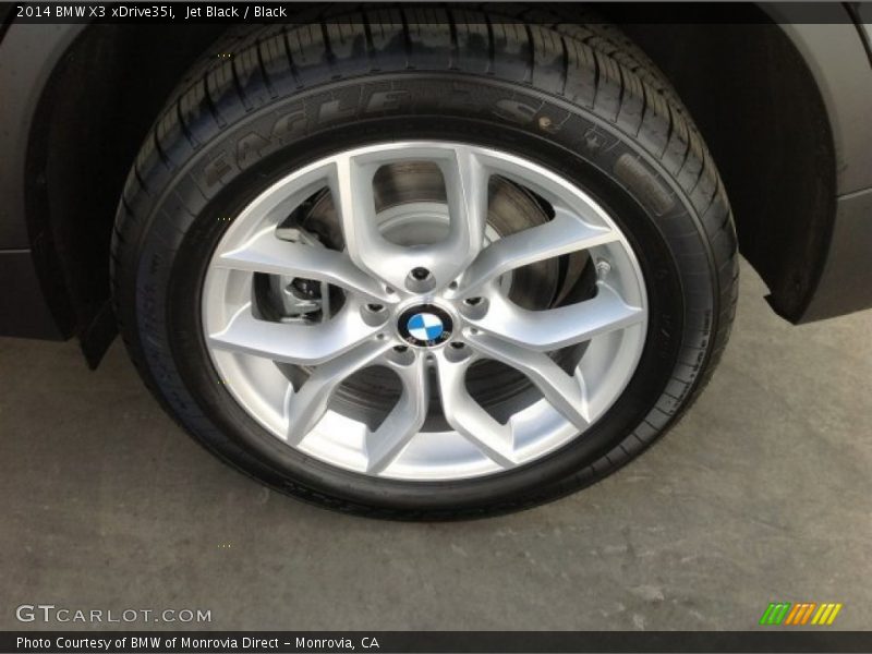 Jet Black / Black 2014 BMW X3 xDrive35i