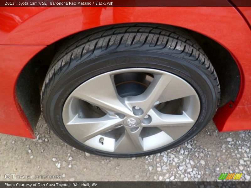 Barcelona Red Metallic / Black/Ash 2012 Toyota Camry SE