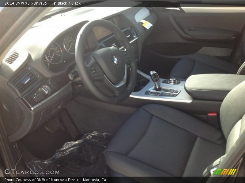 Jet Black / Black 2014 BMW X3 xDrive35i