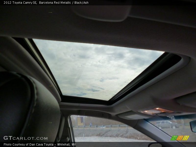 Barcelona Red Metallic / Black/Ash 2012 Toyota Camry SE