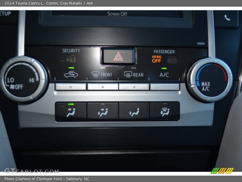 Cosmic Gray Metallic / Ash 2014 Toyota Camry L