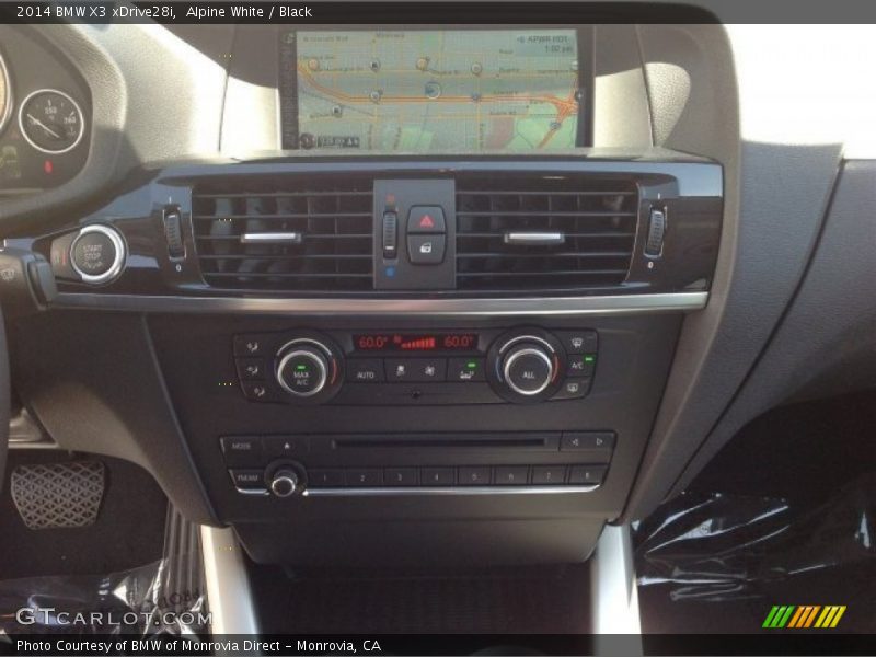 Alpine White / Black 2014 BMW X3 xDrive28i