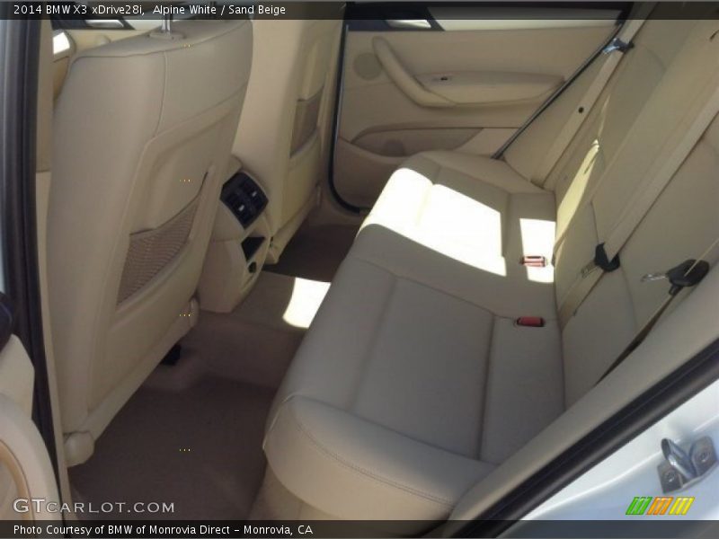 Alpine White / Sand Beige 2014 BMW X3 xDrive28i