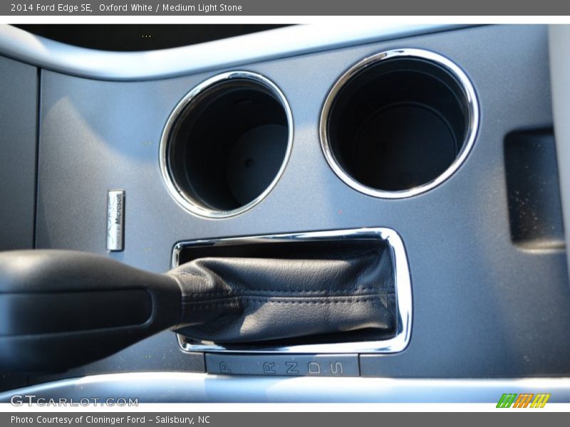 Oxford White / Medium Light Stone 2014 Ford Edge SE