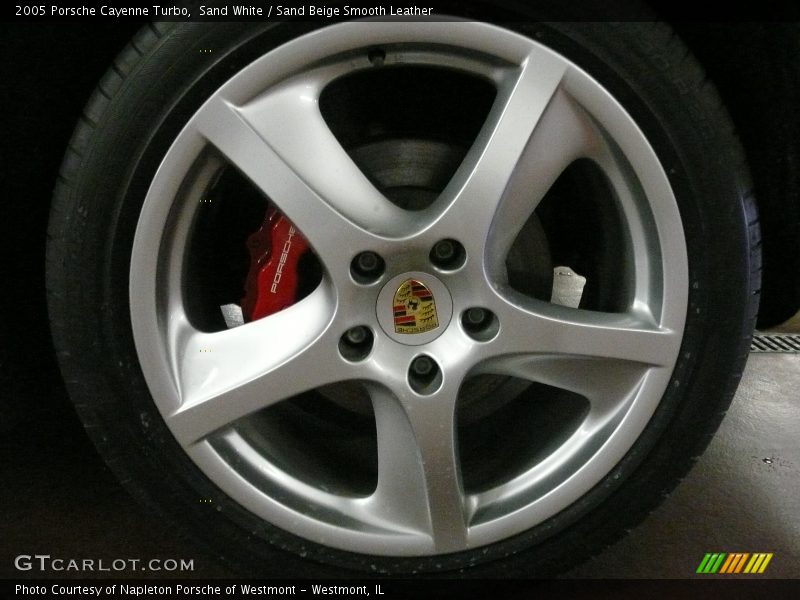 Sand White / Sand Beige Smooth Leather 2005 Porsche Cayenne Turbo