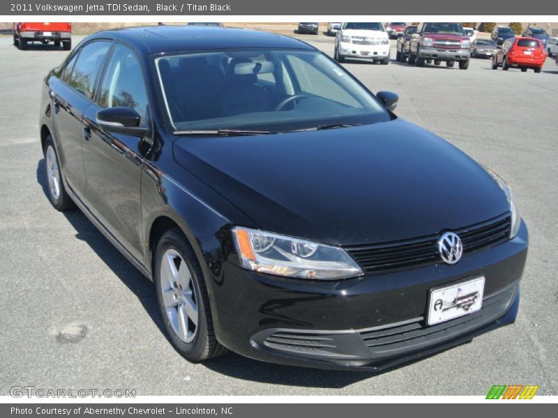 Black / Titan Black 2011 Volkswagen Jetta TDI Sedan