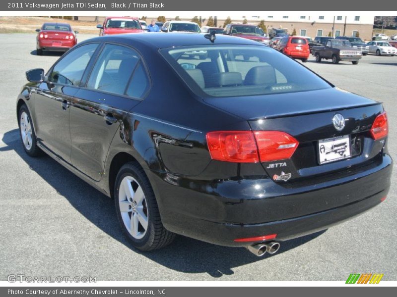 Black / Titan Black 2011 Volkswagen Jetta TDI Sedan