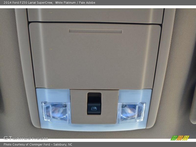 White Platinum / Pale Adobe 2014 Ford F150 Lariat SuperCrew