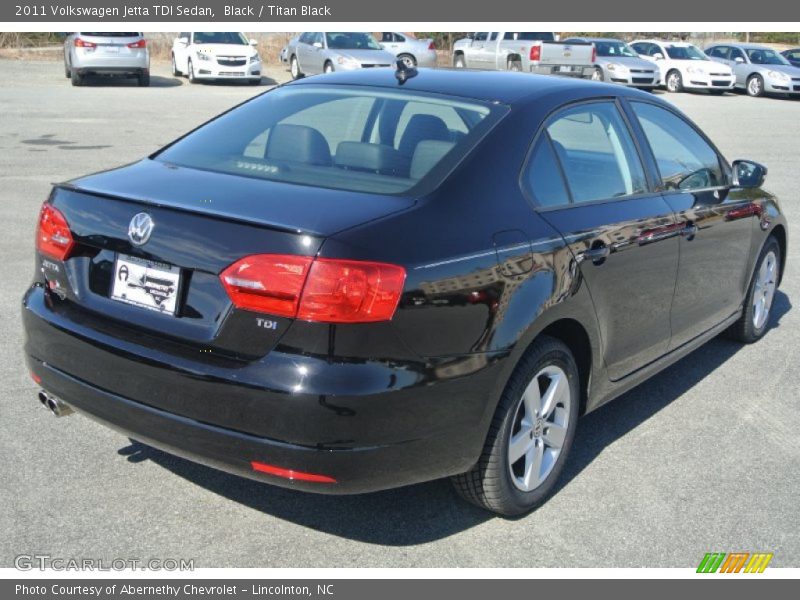 Black / Titan Black 2011 Volkswagen Jetta TDI Sedan