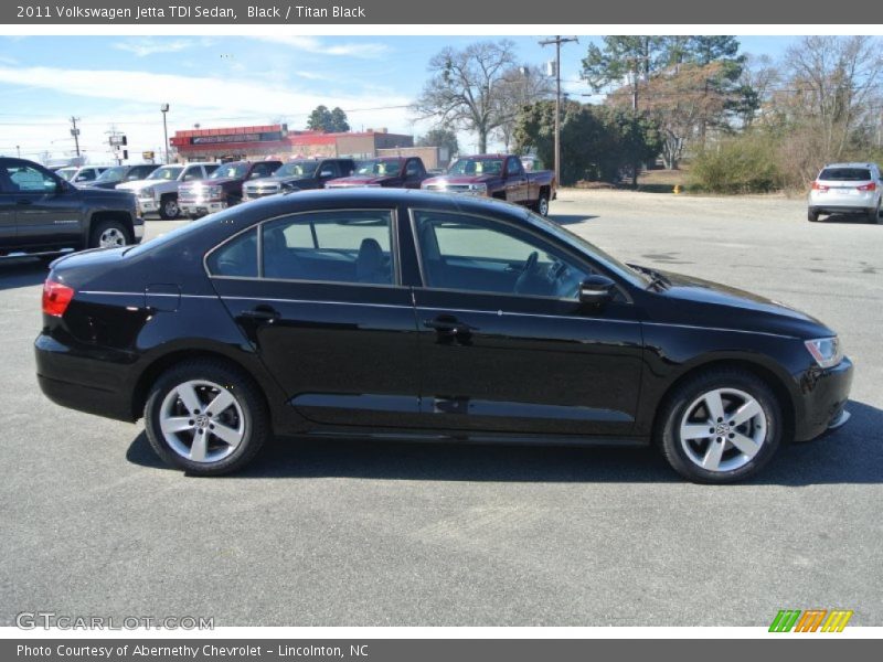 Black / Titan Black 2011 Volkswagen Jetta TDI Sedan