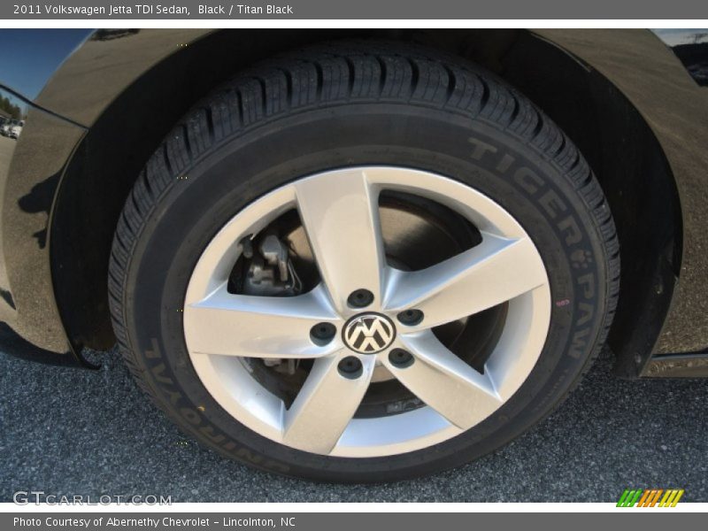 Black / Titan Black 2011 Volkswagen Jetta TDI Sedan