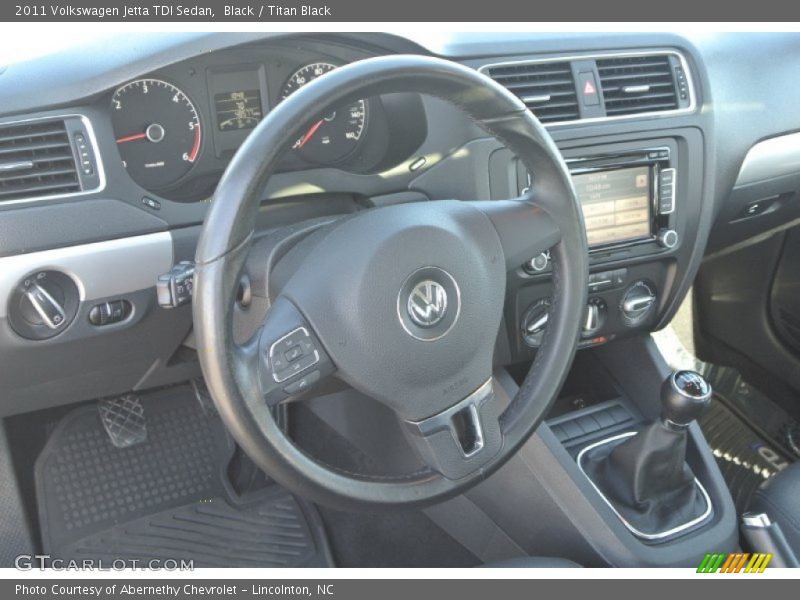 Black / Titan Black 2011 Volkswagen Jetta TDI Sedan