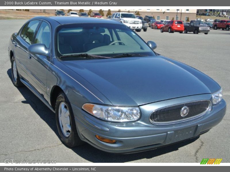 Titanium Blue Metallic / Medium Gray 2000 Buick LeSabre Custom