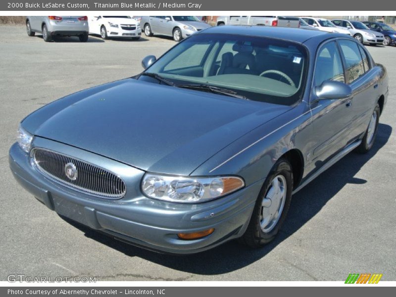 Titanium Blue Metallic / Medium Gray 2000 Buick LeSabre Custom