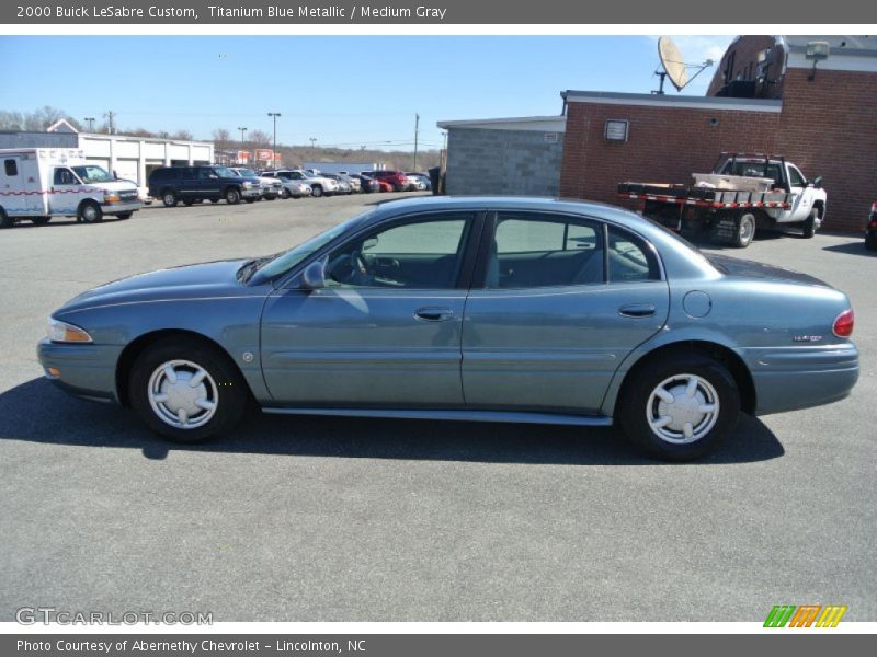 Titanium Blue Metallic / Medium Gray 2000 Buick LeSabre Custom