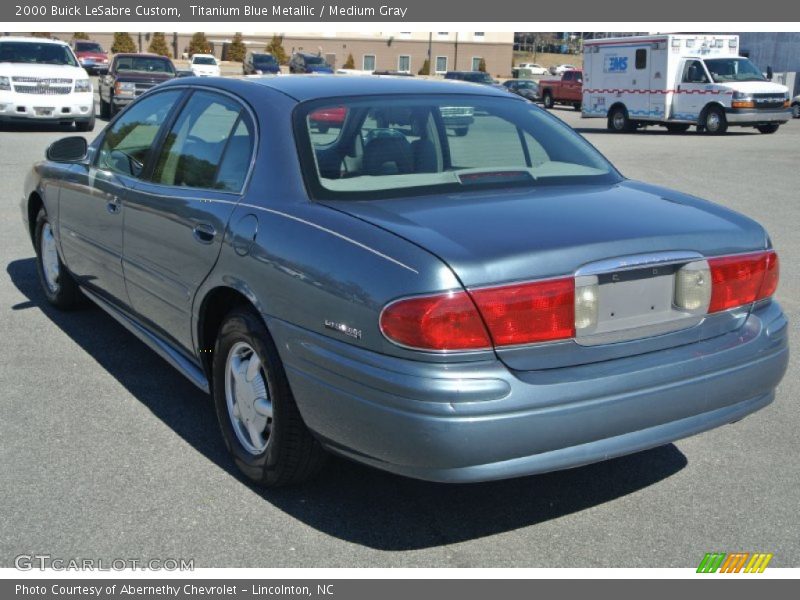 Titanium Blue Metallic / Medium Gray 2000 Buick LeSabre Custom