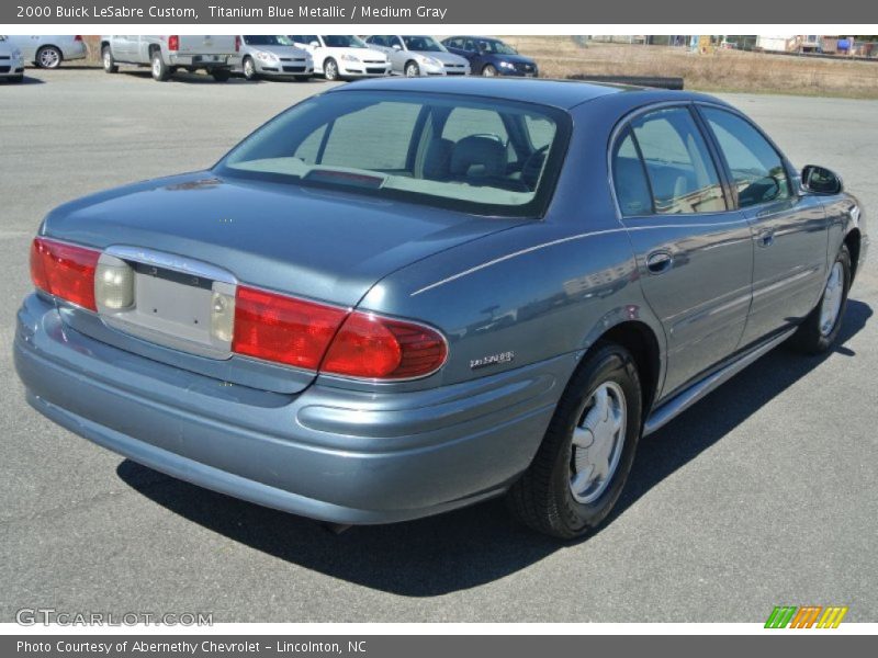 Titanium Blue Metallic / Medium Gray 2000 Buick LeSabre Custom