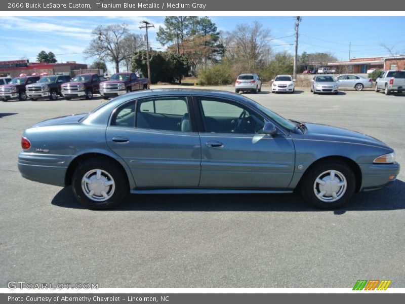 Titanium Blue Metallic / Medium Gray 2000 Buick LeSabre Custom