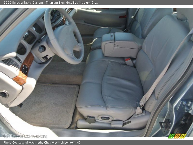 Titanium Blue Metallic / Medium Gray 2000 Buick LeSabre Custom