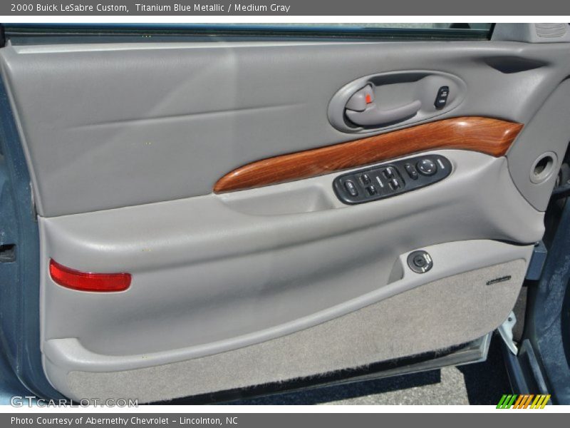 Titanium Blue Metallic / Medium Gray 2000 Buick LeSabre Custom