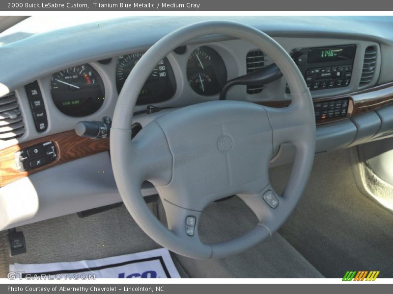 Titanium Blue Metallic / Medium Gray 2000 Buick LeSabre Custom