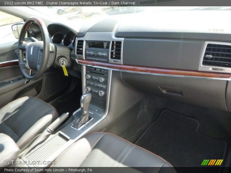 Crystal Champagne Metallic Tri-Coat / Dark Charcoal 2012 Lincoln MKZ FWD