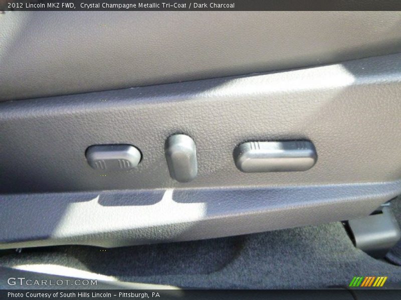 Crystal Champagne Metallic Tri-Coat / Dark Charcoal 2012 Lincoln MKZ FWD